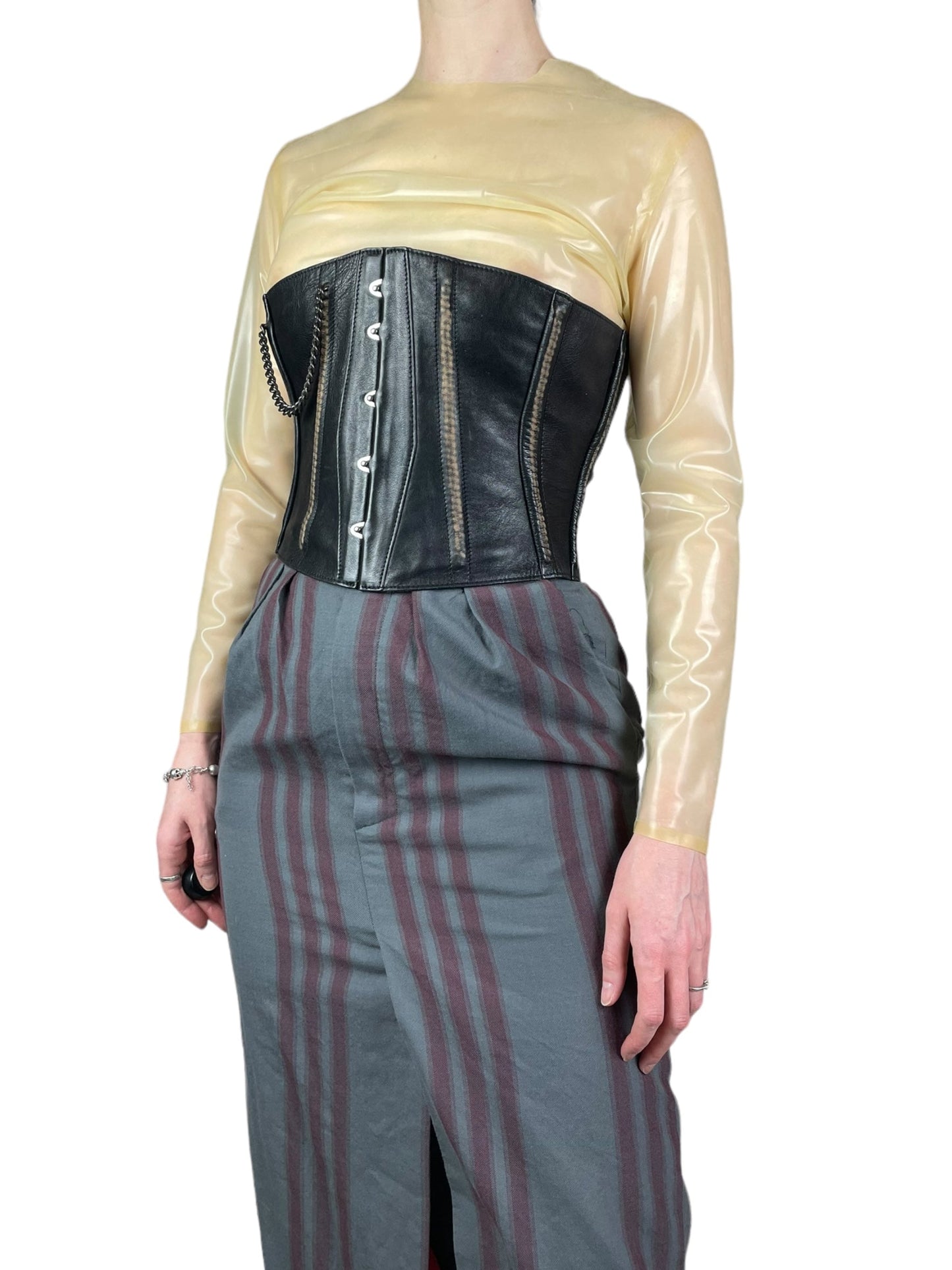 Latex transparent top