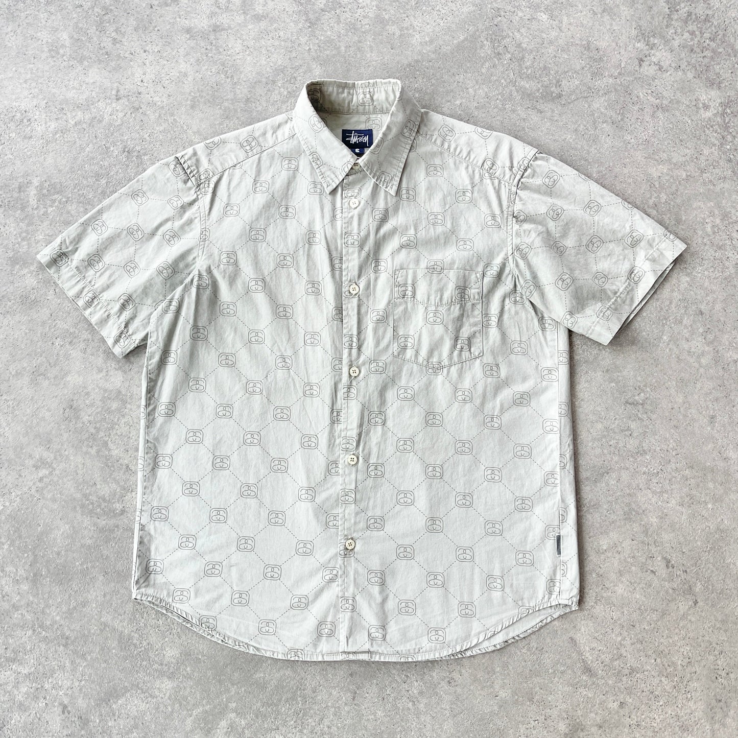 Stussy ‘Stucci’ RARE 1990s lightweight shirt (S)