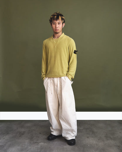 SS2010 Stone Island Lightweight Cut-Out Crew Knit Sweater