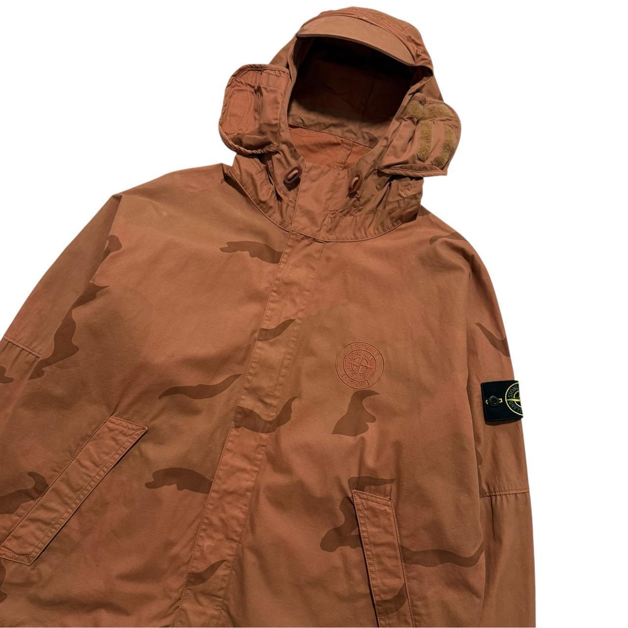 Stone Island Supreme 2019 Bushed Cotton Camo Riot Jacket | Small, Camo