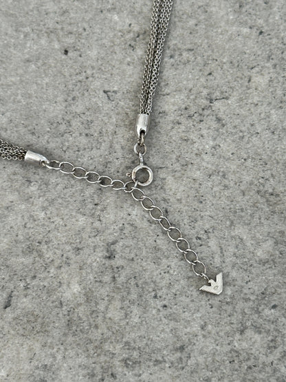 Emporio Armani 1990s Circle Pendant Necklace