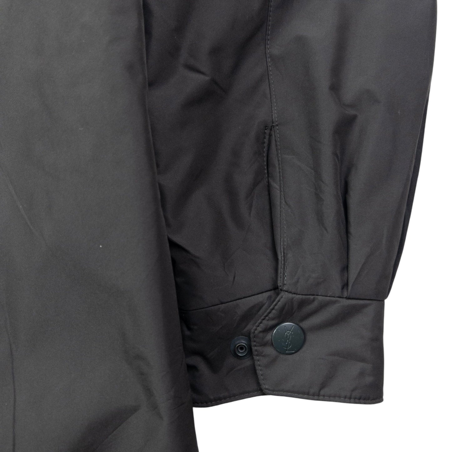 Vintage YSL Yves Saint Laurent Padded Zip Up Jacket Size L