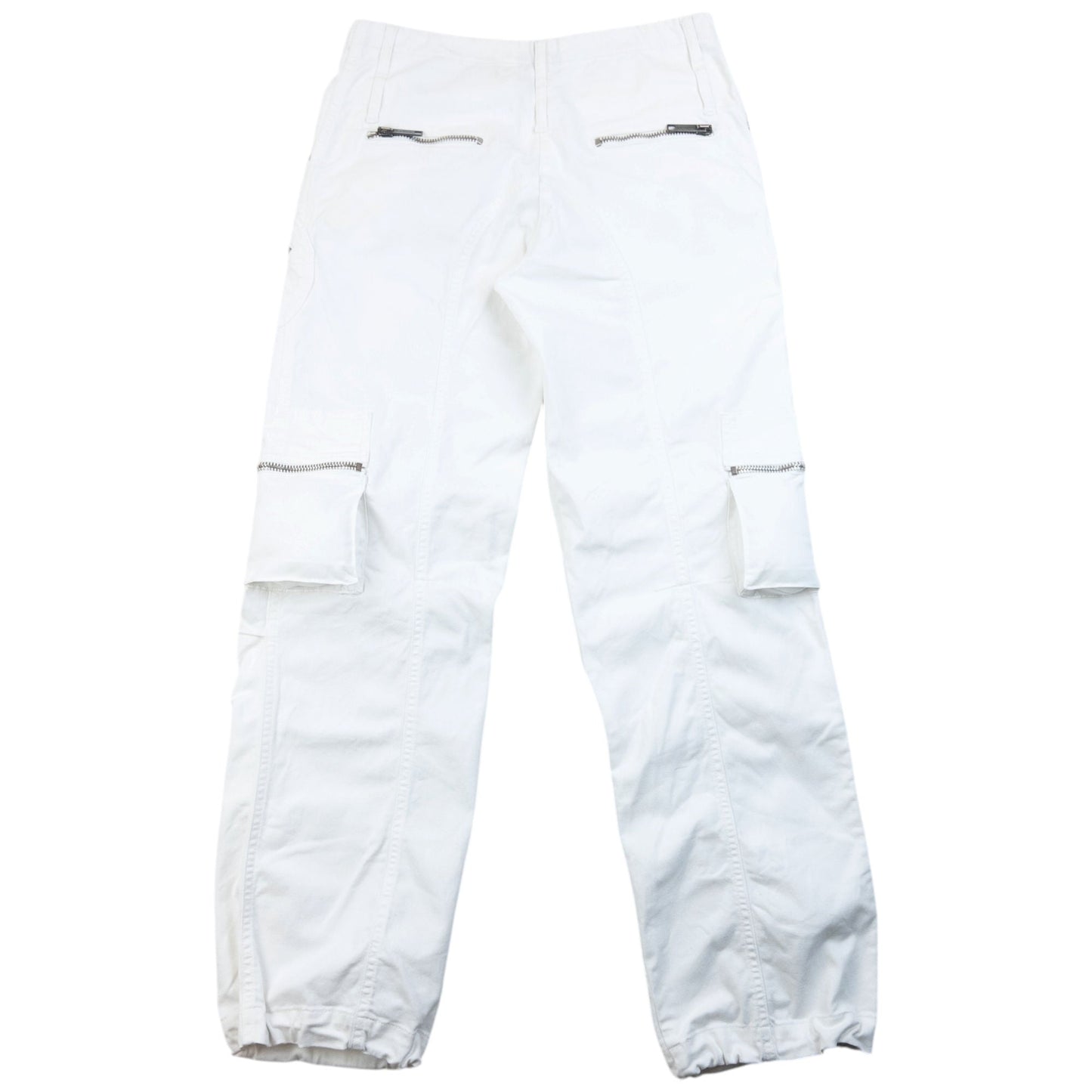 Vintage 2000s Burberry Cargo Trousers Size W31 | W31, White
