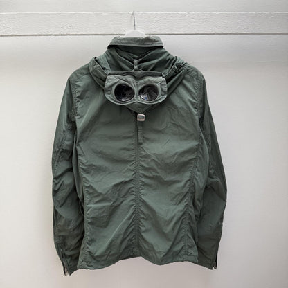 CP Company Multipocket Nylon Goggle Jacket (L) | Large, Green