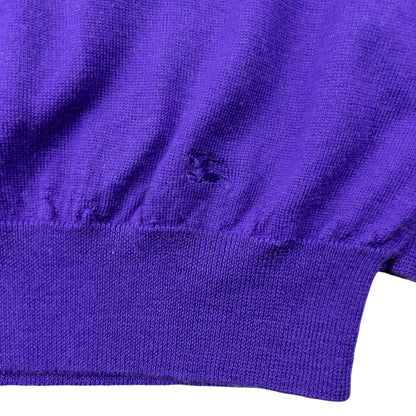 Vintage 2000s Burberry Jumper Size M | Medium, Purple