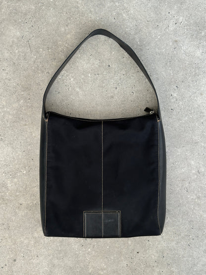 DKNY 2000s Contrast Stitch Shoulder Bag