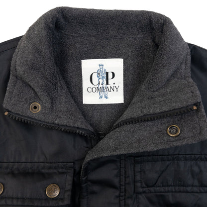 Vintage 80s CP Company Fleece Lined Cargo Gilet Womens Size S | Small, Black
