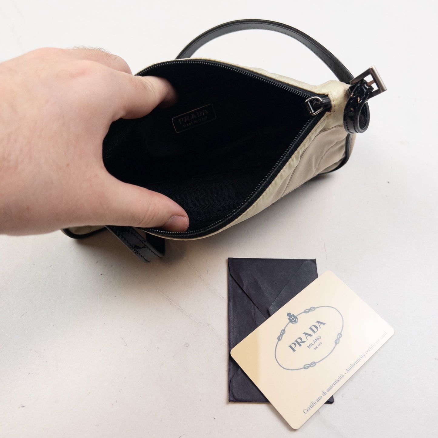 Vintage Prada Mini Baguette Shoulder Bag