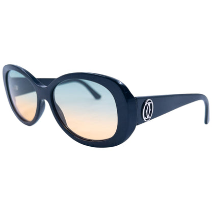 Vintage 2000s Cartier Sunglasses | O/S, Black