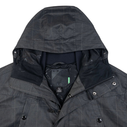 Vintage Oakley Checkered Zip Up Jacket Size L