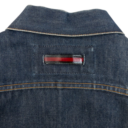 Vintage 2000s Gucci By Tom Ford Button Up Denim Jacket Womens Size S | Small, Navy
