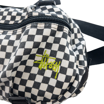 Vintage Stussy Checkered Cross Body Bag