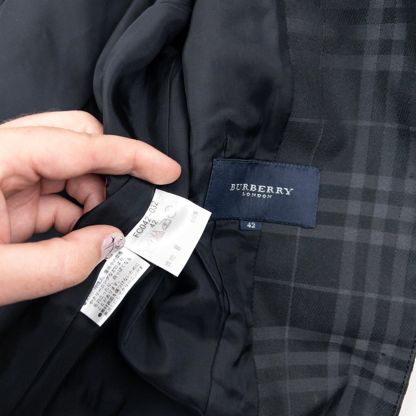 Vintage Burberry Nova Check Button Up Jacket Womens Size M | Medium, Black