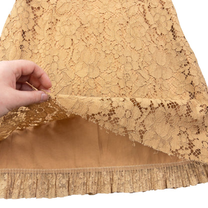 Vintage Miu Miu Lace Skirt Womens Size W23 | XS, Beige