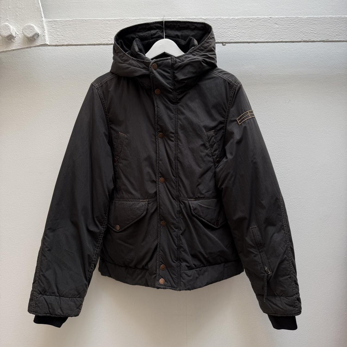 Stone Island Denims Puffer Jacket (M) | Medium, Black