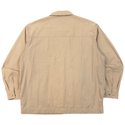 Vintage 90s YSL Yves Saint Laurent Harrington Jacket Size L | Large, Beige