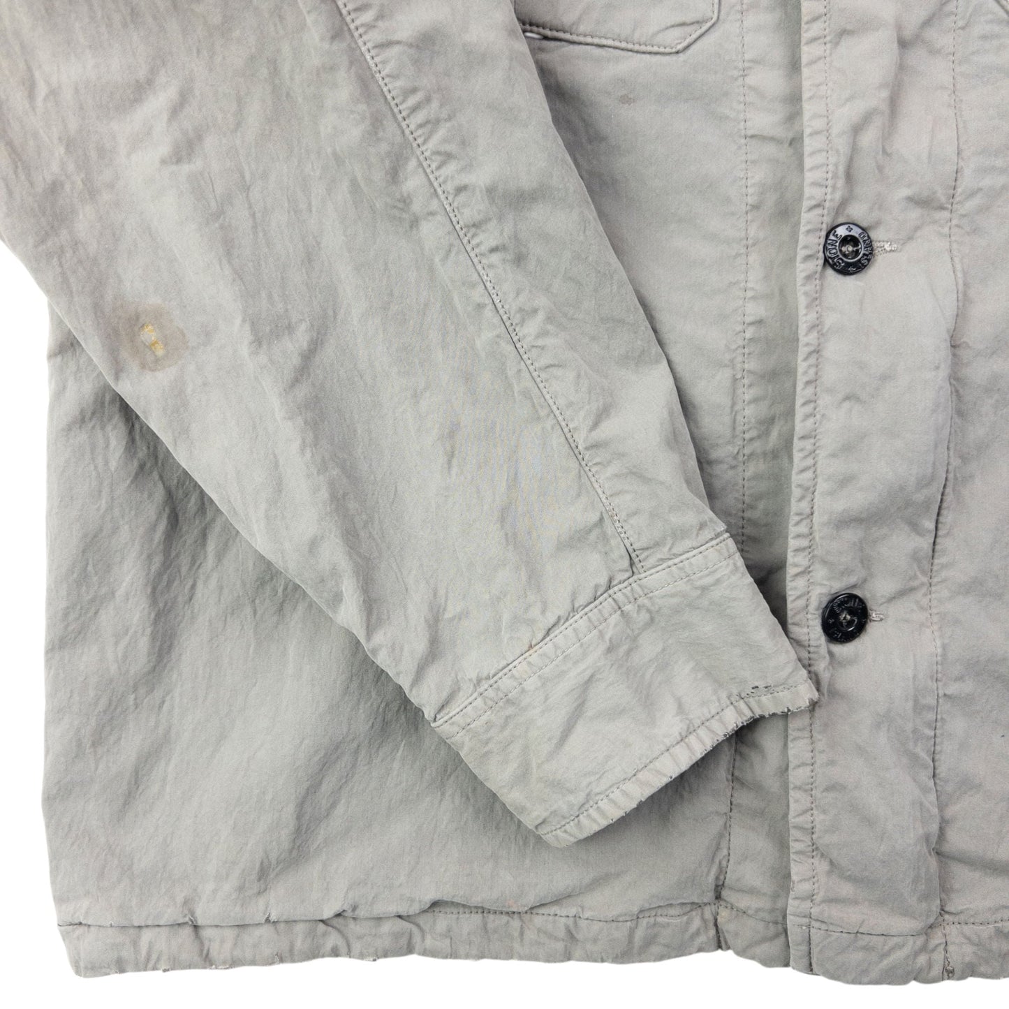 Vintage 2007 Stone Island Zip Up Jacket Size M | Medium, Grey