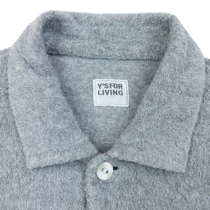 Vintage 90s Yohji Yamamoto Terry Cloth Jacket Size S | Small, Grey