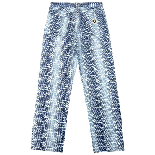 Vintage 2000s Moschino Jeans Monogram Fade Denim Jeans Size W30 | W30, Blue