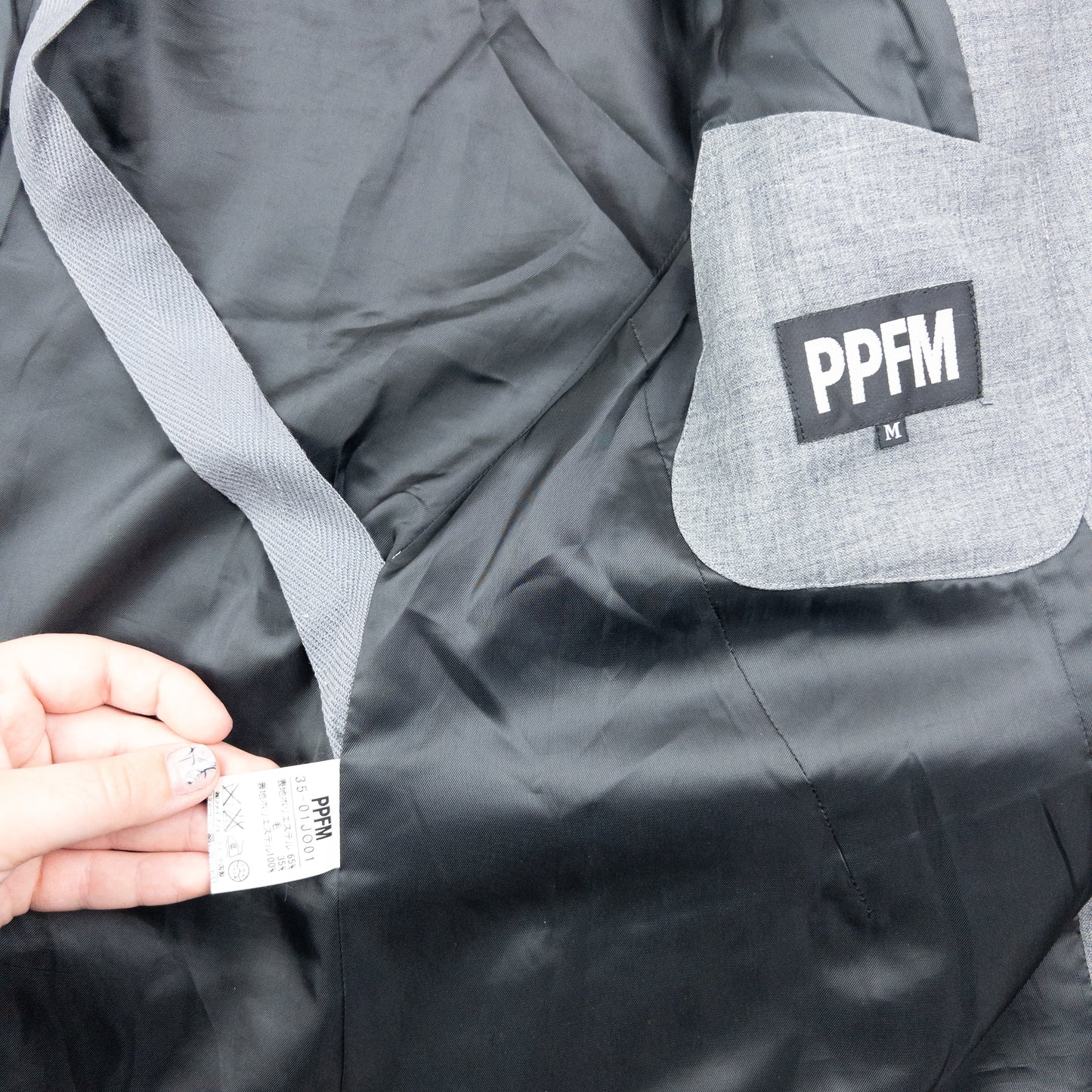 Vintage 2000s PPFM Layered Convertible Jacket Size S | Small, Grey
