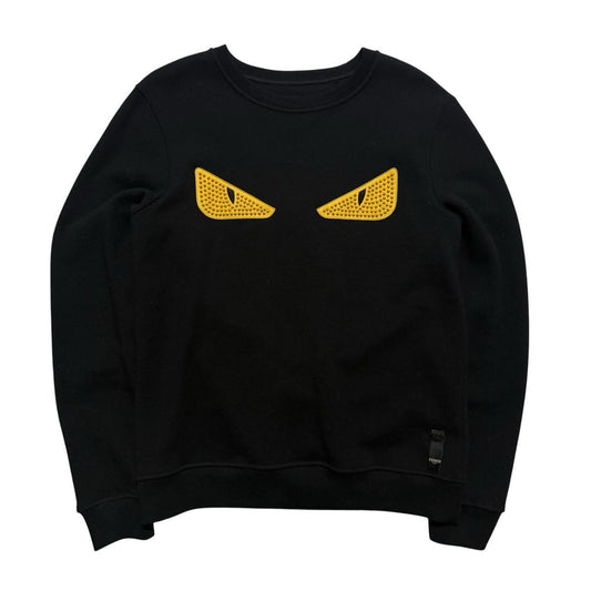 Fendi Eyes Pullover Jumper | Small, Black