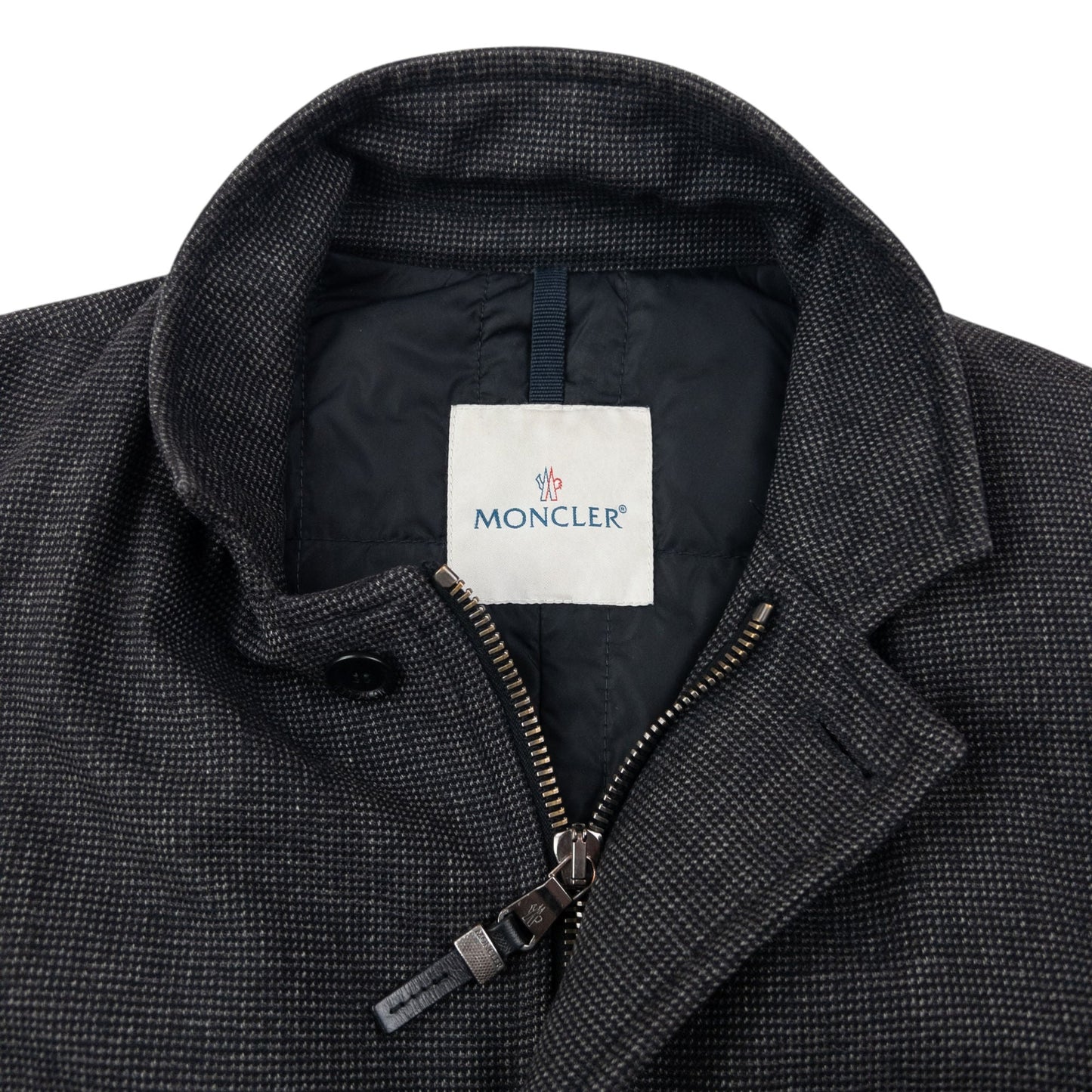 Vintage 2000s Moncler Padded Zip Up Jacket Size L | Large, Grey