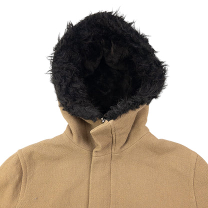 Vintage 90s I.S. Sunao Kuwahara Fur Hood Jacket Size M
