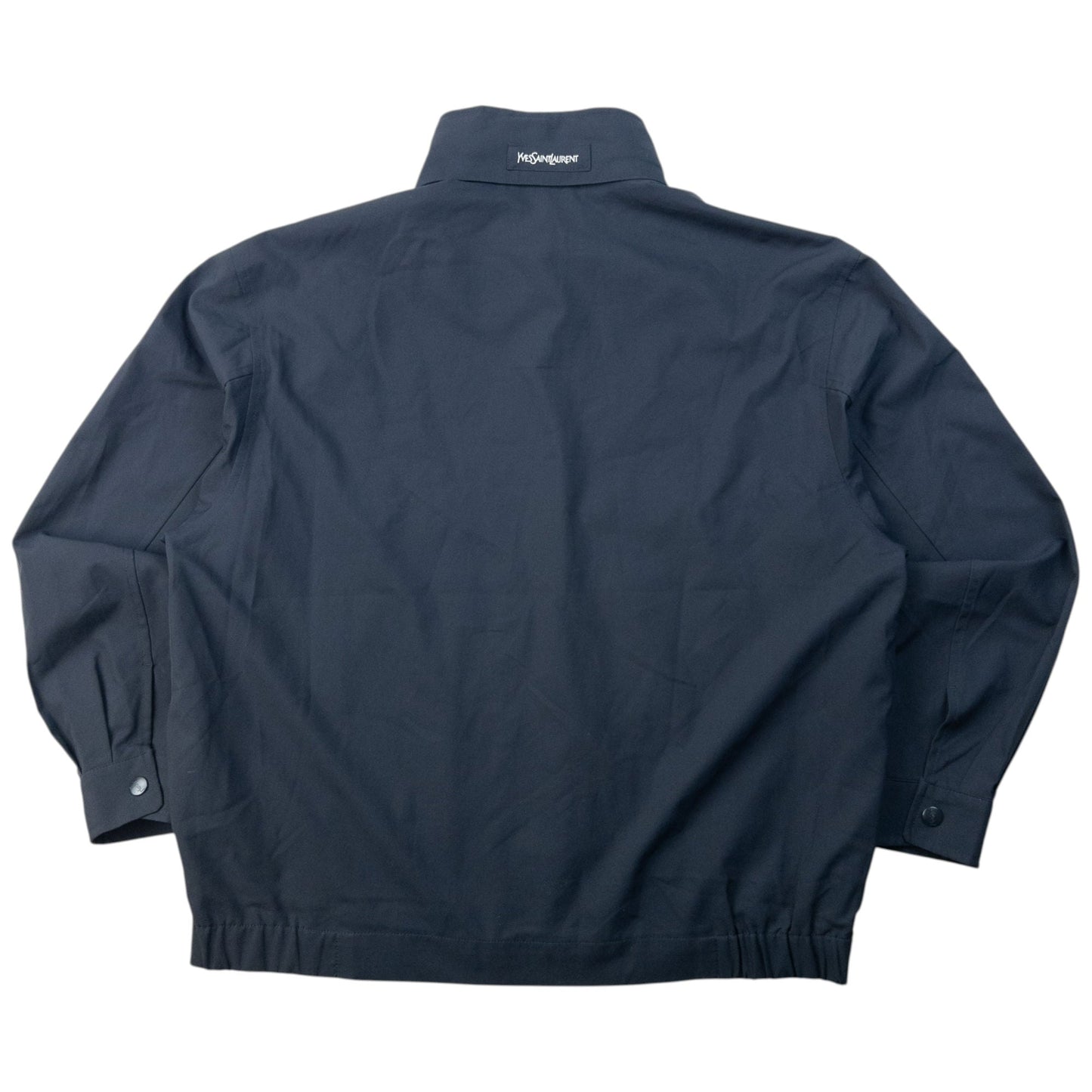 Vintage 90s YSL Yves Saint Laurent Harrington Jacket Size S | Small, Navy