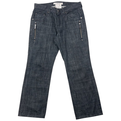 Vintage Katharine Hamnett Cropped Denim Jeans Size W29 | W29, Black
