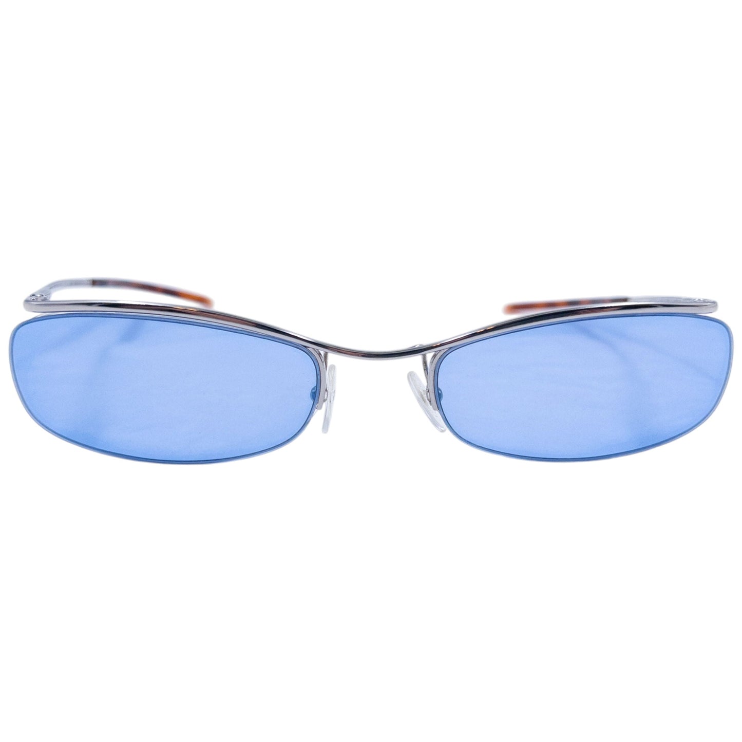 Vintage 2000s Gucci Rimless Sunglasses | O/S, Blue