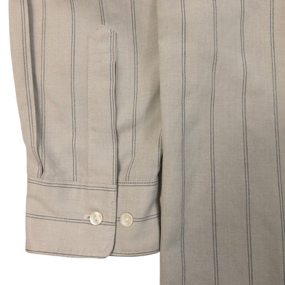 Vintage 90s Comme Des Garçons HOMME Long Sleeve Button Up Shirt Size L | Large, Grey