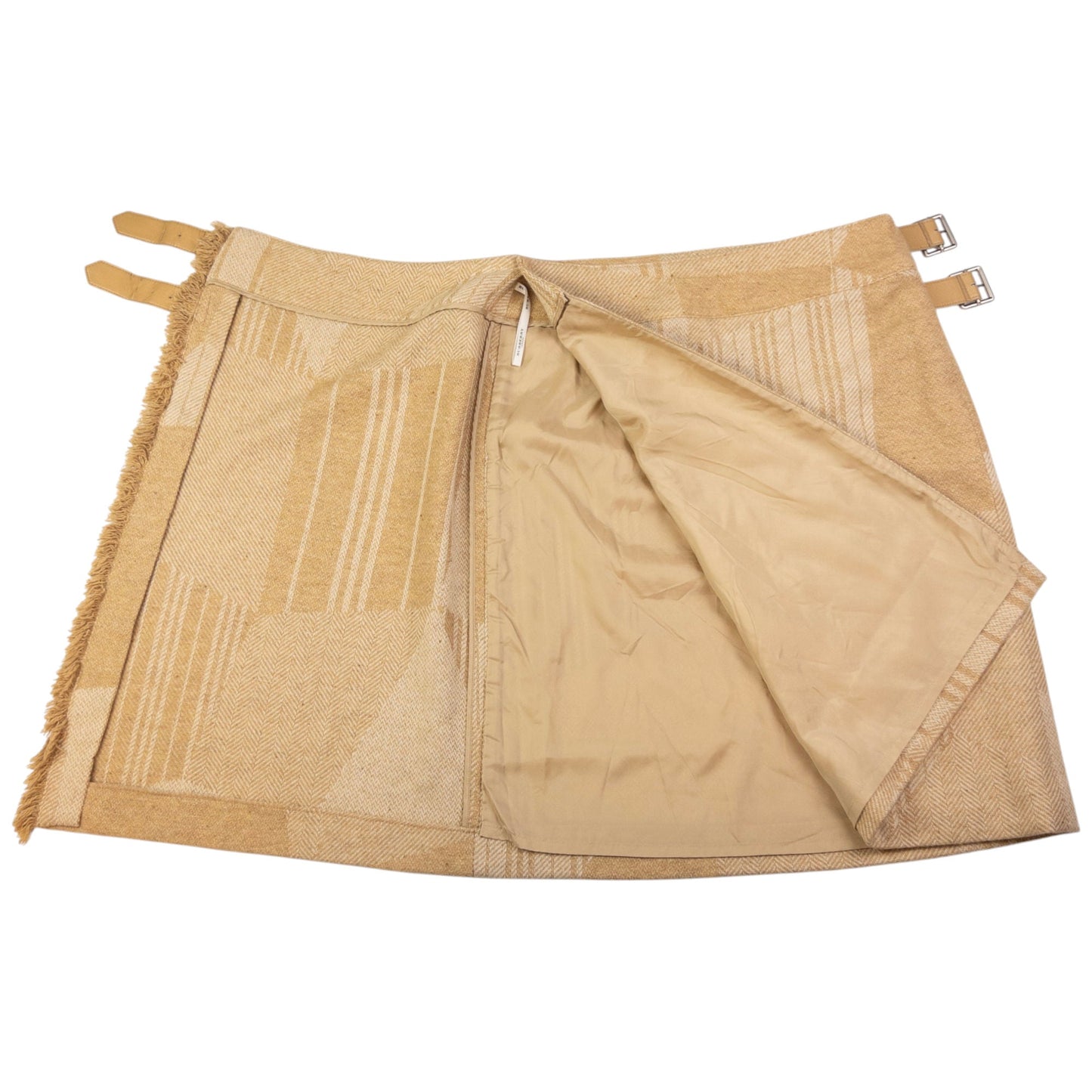 Vintage Burberry Buckle Wrap Skirt Womens Size W30