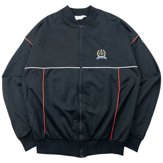 Vintage 90s Dior Monsieur Zip Up Track Jacket Size M | Medium, Black