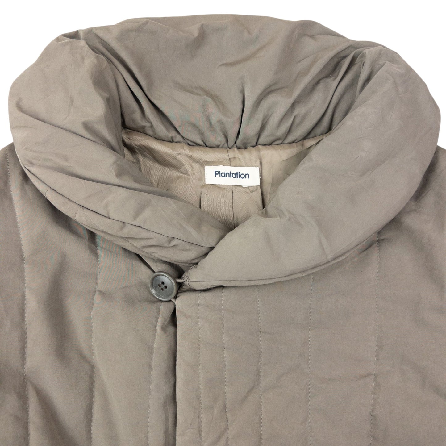 Vintage 90s Plantation By Issey Miyake Quilted Jacket Womens Size XL | XL, Grey