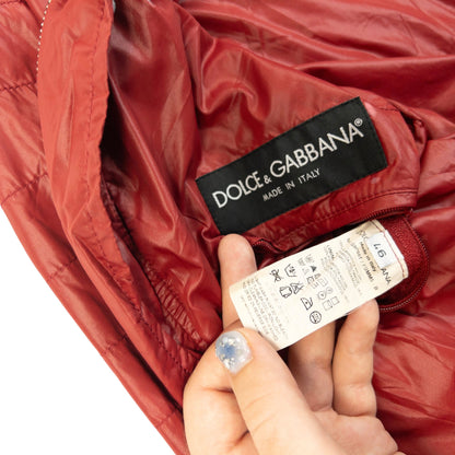 Vintage 2000s Dolce & Gabbana Zip Up Bomber Jacket Size S | Small, Black