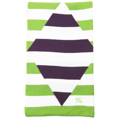 Vintage 2000s Burberry Striped Scarf | O/S, Green