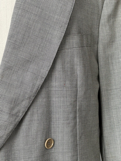 Canali 1980s Pure Wool Double Breasted Blazer - 48L