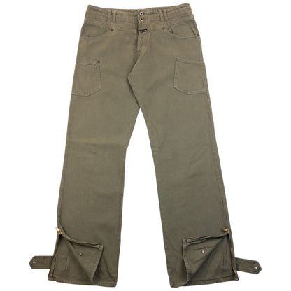 Vintage 2003 Dolce & Gabbana Zip Cuff Denim Jeans Size W34 | W34, Grey