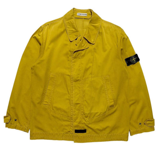 Stone Island S/S 1998 Raso Gommato Yellow | XL, Yellow