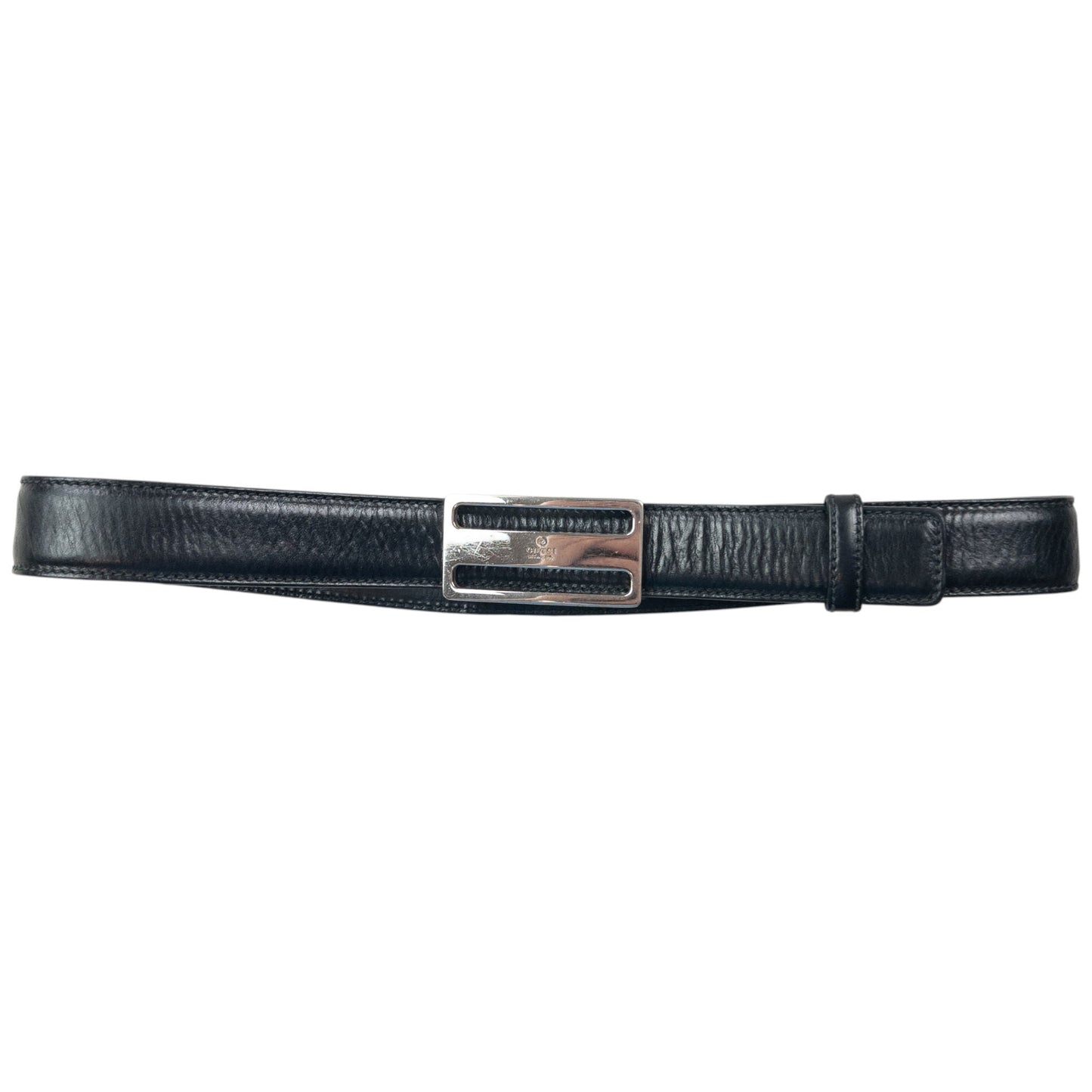 Vintage 2000s Gucci Leather Belt Size S | O/S, Black