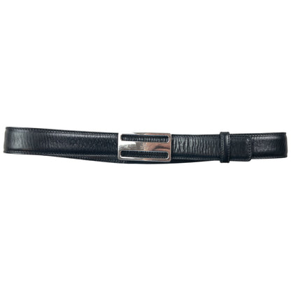 Vintage 2000s Gucci Leather Belt Size S | O/S, Black