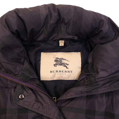 Vintage Burberry Nova Check Puffer Jacket Womens Size S | Small, Purple