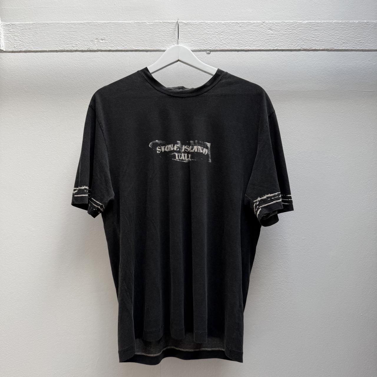 00’s Stone Island Logo T-shirt (L) | Large, Black