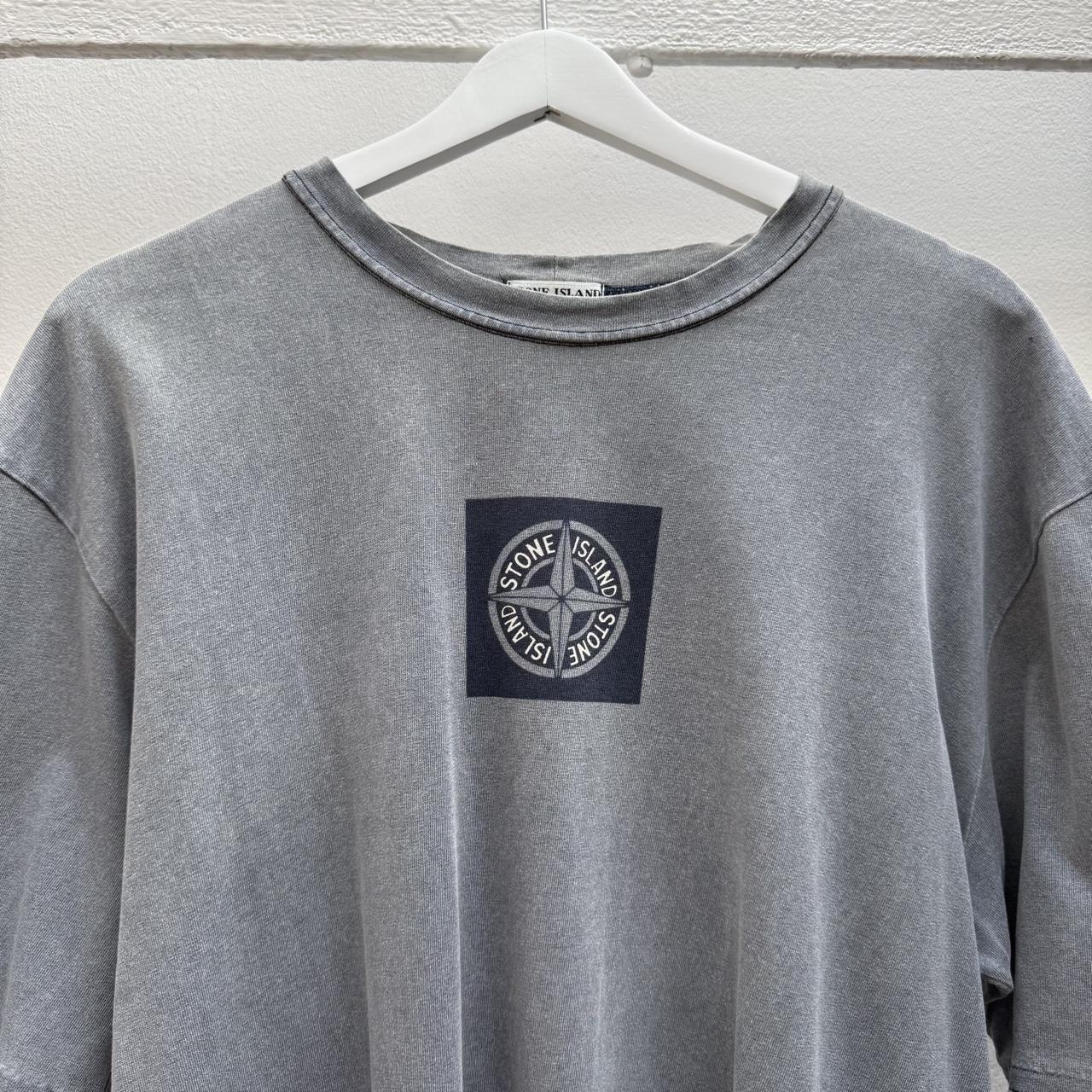 Stone Island 00s Logo T-shirt (XL) | Extra Large, Blue