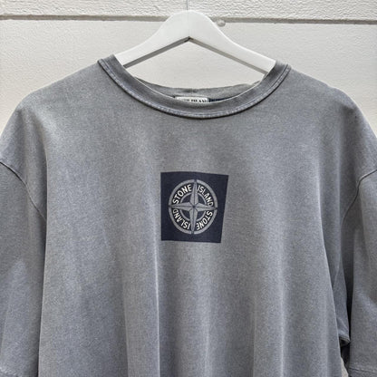 Stone Island 00s Logo T-shirt (XL) | Extra Large, Blue