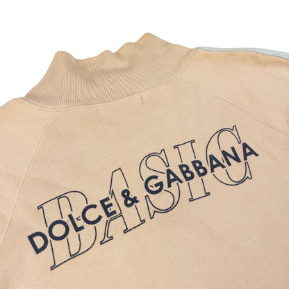 Vintage Dolce & Gabbana Basic Zip Up Sweatshirt Size L