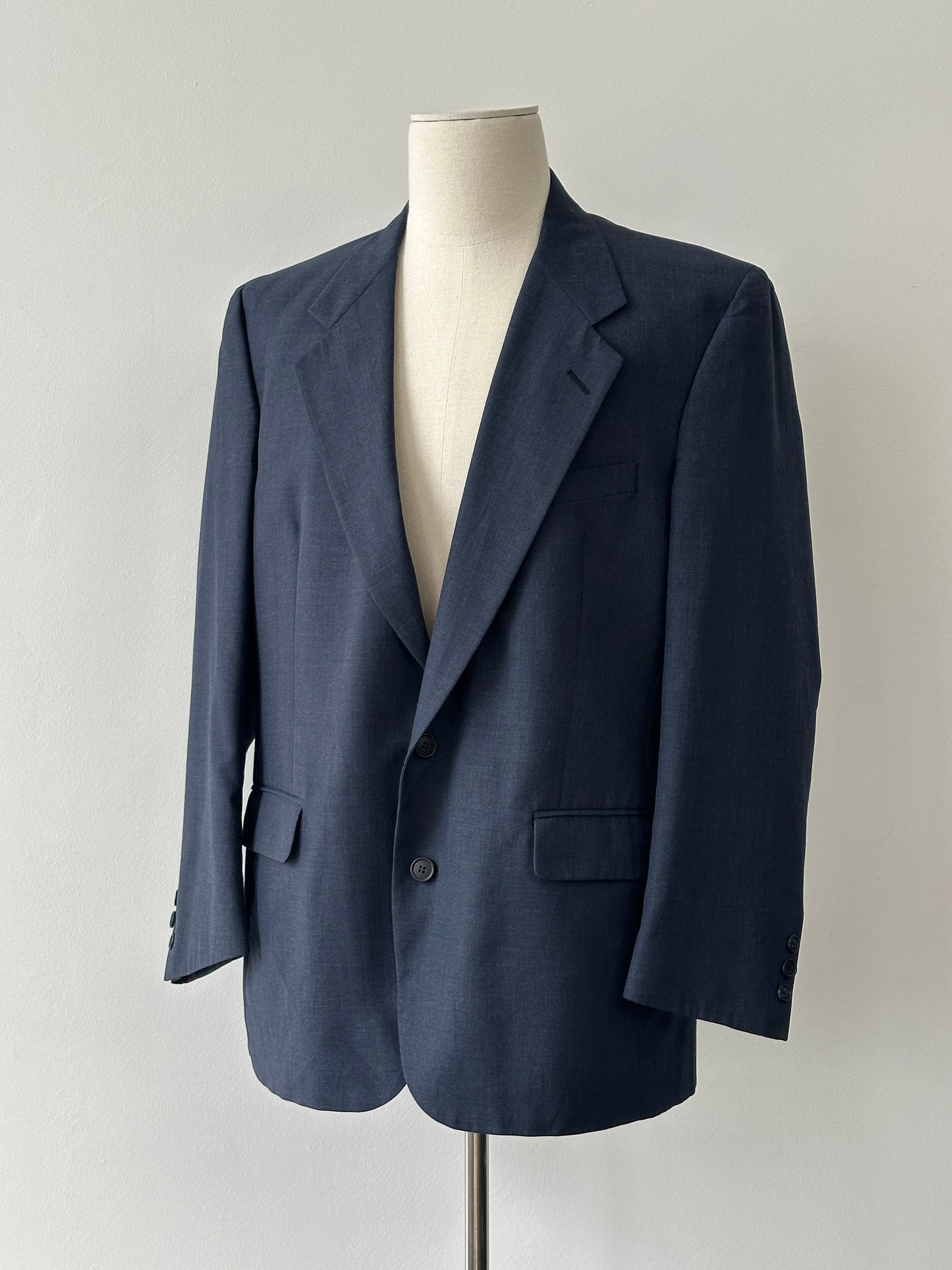 Christian Dior Monsieur 1990s Wool Single Breasted Blazer - 44R