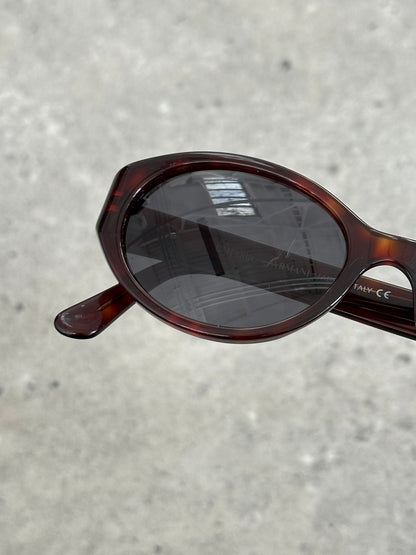 Emporio Armani 2000s Oval Logo Sunglasses