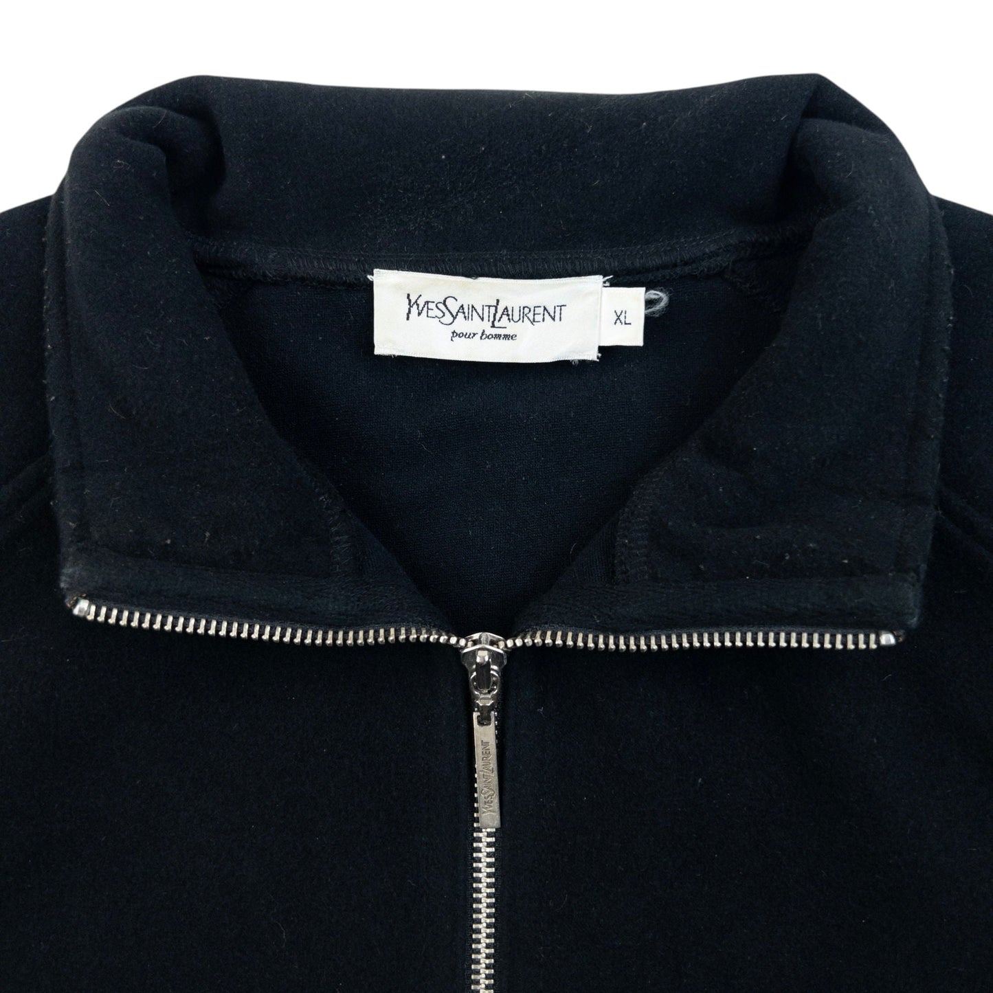 Vintage 2000s YSL Yves Saint Laurent Zip Up Jacket Size L | Large, Black