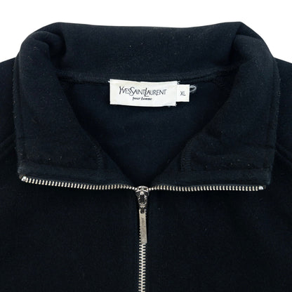 Vintage 2000s YSL Yves Saint Laurent Zip Up Jacket Size L | Large, Black